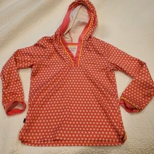 Girls M Lands End Sun Shirt Hoodie